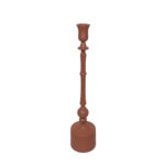 SIDIA ΚΗΡΟΠΗΓΙΟ 9.5x9.5x43cm ΑΛΟΥΜΙΝΙΟ TERRACOTTA 035209 - Image 3