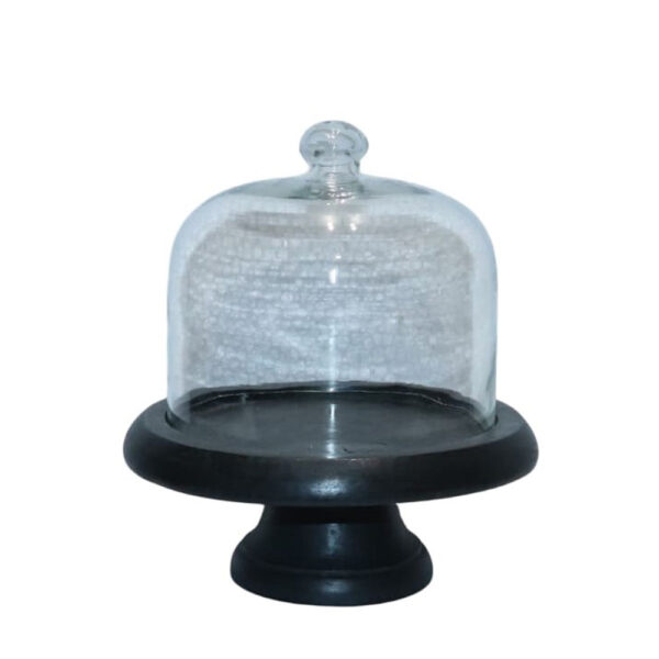 BELLORA ΚΟΥΠ 20x20x27.5cm ΓΥΑΛΙ ΚΑΦΕ ΞΥΛΟ 035242 - Image 3