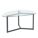 ROCKS COFFEE TABLE SET 2ΤΕΜ ΔΙΑΦΑΝΟ FUME ΜΑΥΡΟ 82x59x40 04-0915 - Image 15
