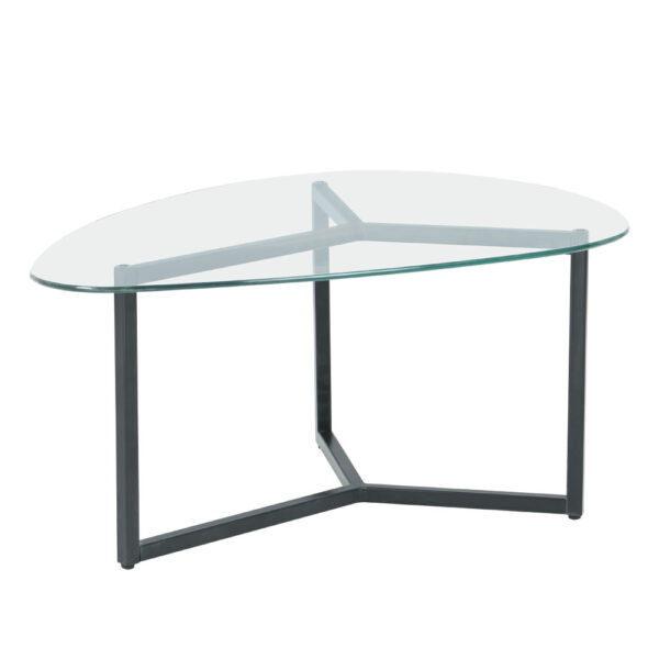 ROCKS COFFEE TABLE SET 2ΤΕΜ ΔΙΑΦΑΝΟ FUME ΜΑΥΡΟ 82x59x40 04-0915 - Image 15