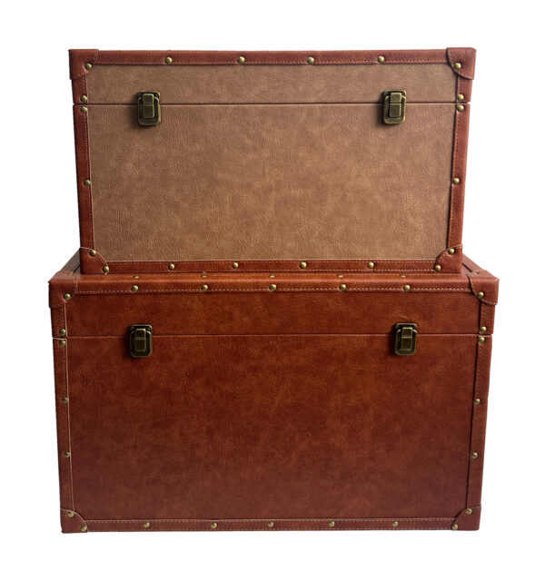 BRYST ΜΠΑΟΥΛΑ SET 2ΤΜΧ COGNAC PURO 64x40x40 04-0933 - Image 3