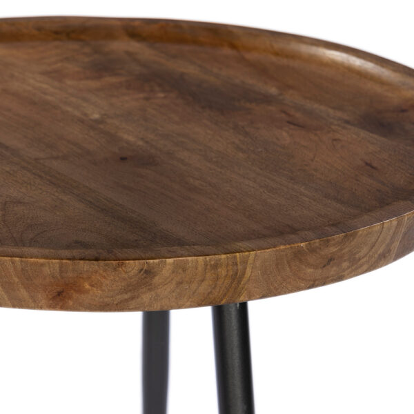 PENCIL 55 COFFEE TABLE ΚΑΡΥΔΙ ΜΑΥΡΟ 55x55x55cm 04-0958 - Image 5