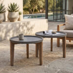 ORRIN COFFEE TABLE ΑΝΘΡΑΚΙ ΦΥΣΙΚΟ 73x73x48cm 04-1033 - Image 2