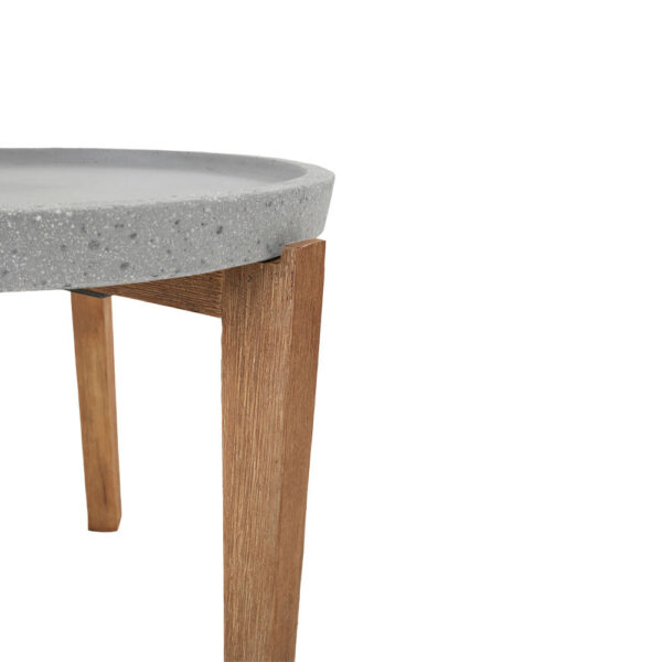 ORRIN COFFEE TABLE ΚΑΦΕ ΦΥΣΙΚΟ 73x73x48cm 04-1034 - Image 4