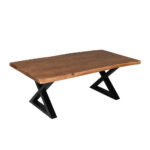 MINGLE COFFEE TABLE ΚΑΡΥΔΙ ΜΑΥΡΟ 115x60x42 04-1056 - Image 11