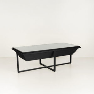 CHEOPS COFFEE TABLE ΜΑΥΡΟ 120x60x42cm 04-1106