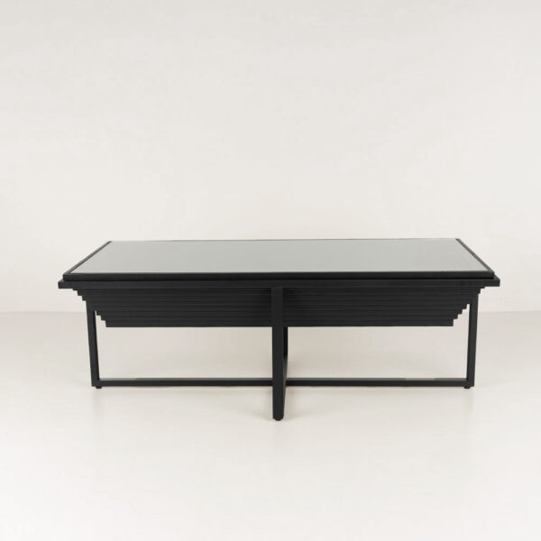 CHEOPS COFFEE TABLE ΜΑΥΡΟ 120x60x42cm 04-1106 - Image 3