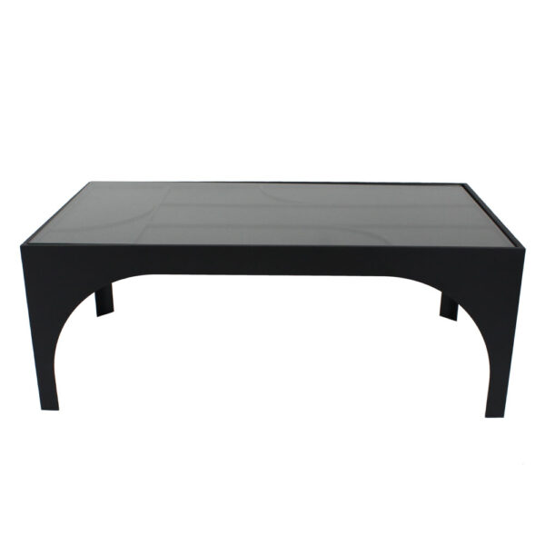 ARCHES COFFEE TABLE ΜΑΥΡΟ ΜΑΤ 100x55x38 04-1112 - Image 3