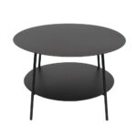 SIMPLE COFFEE TABLE ΜΑΥΡΟ 60x60x40 04-1123 - Image 3