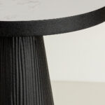 LAMP SIDE TABLE ΛΕΥΚΟ ΜΑΥΡΟ 36x36x55cm 04-1139 - Image 9