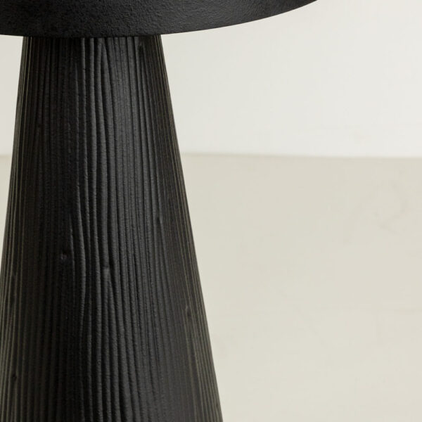LAMP SIDE TABLE ΛΕΥΚΟ ΜΑΥΡΟ 36x36x55cm 04-1139 - Image 10
