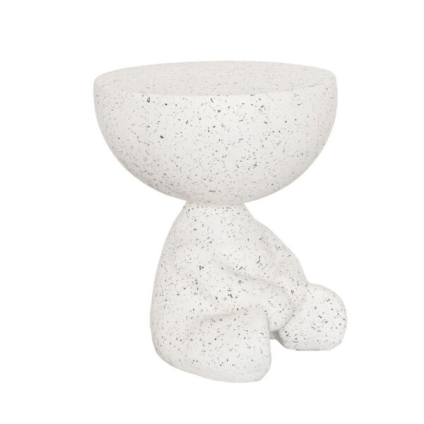 BEAR SIDE TABLE TERRAZZO 38x38x43cm 04-1214 - Image 8