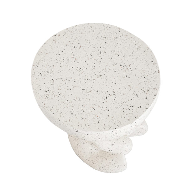 BEAR SIDE TABLE TERRAZZO 38x38x43cm 04-1214 - Image 9