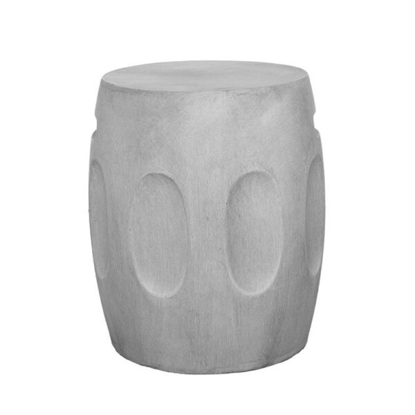 AFRICA SIDE TABLE ΓΚΡΙ 38x38x46.5 04-1216 - Image 9