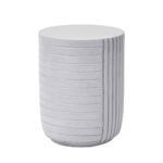 GEOMETRICAL 2 SIDE TABLE ΛΕΥΚΟ 35x35x46cm 04-1218 - Image 6