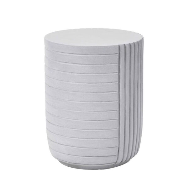 GEOMETRICAL 2 SIDE TABLE ΛΕΥΚΟ 35x35x46cm 04-1218 - Image 6