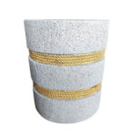 CORDA SIDE TABLE CEMENT ΦΥΣΙΚΟ 35.5x35.5x42.5 04-1219 - Image 3