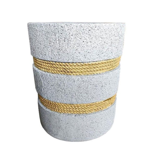 CORDA SIDE TABLE CEMENT ΦΥΣΙΚΟ 35.5x35.5x42.5 04-1219 - Image 3