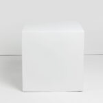 LITHOS SQUARE SIDE TABLE ΛΕΥΚΟ 55.5x55.5x57 04-1231 - Image 6