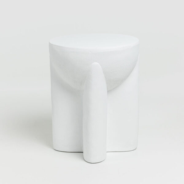 LITHOS HANDLE SIDE TABLE ΛΕΥΚΟ 36.5x36.5x46.5cm 04-1234 - Image 7