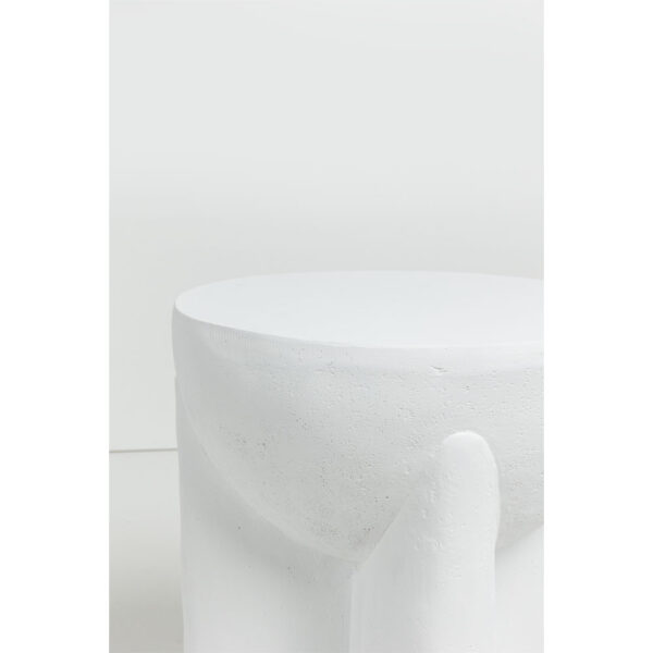 LITHOS HANDLE SIDE TABLE ΛΕΥΚΟ 36.5x36.5x46.5cm 04-1234 - Image 9