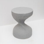 INDUSTRIAL SIDE TABLE ΛΕΥΚΟ 39.5x39.5x52.5cm 04-1276 - Image 3