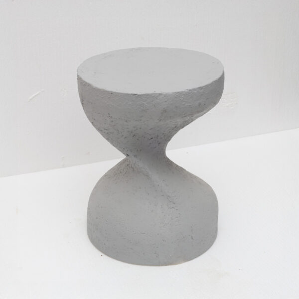 INDUSTRIAL SIDE TABLE ΛΕΥΚΟ 39.5x39.5x52.5cm 04-1276 - Image 3