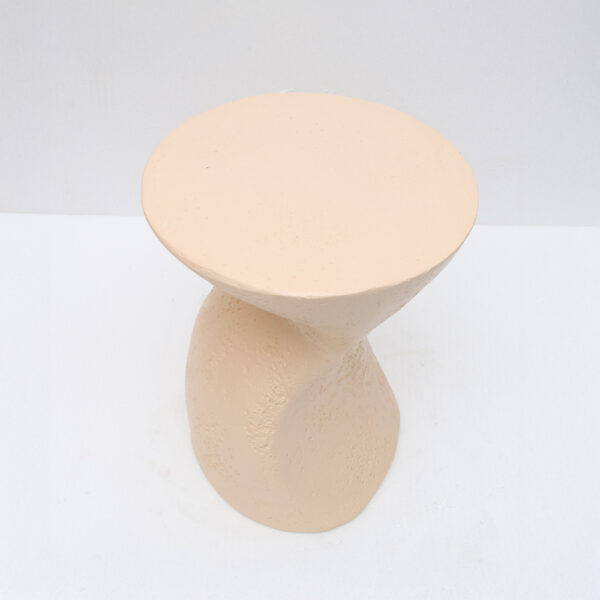 LATTE SIDE TABLE BEIGE 40.5x40.5x48.5cm 04-1277 - Image 4