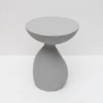INDUSTRIAL SIDE TABLE ΓΚΡΙ ΑΝΟΙΧΤΟ 40.5x40.5x51cm 04-1280 - Image 3