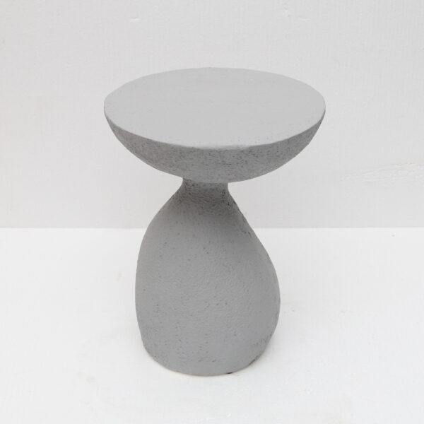INDUSTRIAL SIDE TABLE ΓΚΡΙ ΑΝΟΙΧΤΟ 40.5x40.5x51cm 04-1280 - Image 3