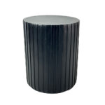 RAIL BLACK SIDE TABLE ΜΑΥΡΟ 40x40x47cm 04-1302 - Image 3