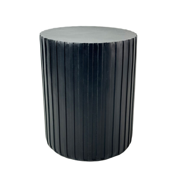 RAIL BLACK SIDE TABLE ΜΑΥΡΟ 40x40x47cm 04-1302 - Image 3