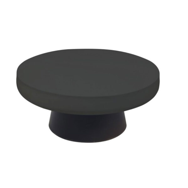 MYKONOS COFFEE TABLE ΜΑΥΡΟ 90x90x39cm 04-1324 - Image 3