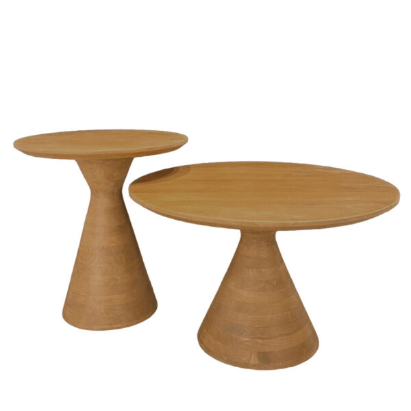 VERTEX COFFEE TABLE ΦΥΣΙΚΟ 50x50x55cm 04-1332 - Image 5