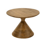 VERTEX COFFEE TABLE ΦΥΣΙΚΟ 70x70x45cm 04-1333