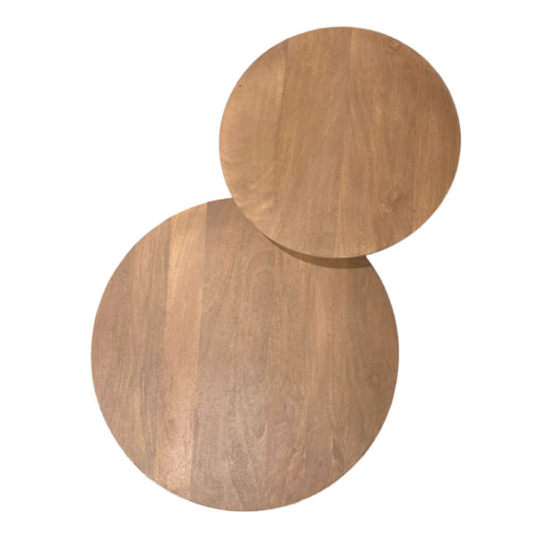 VERTEX COFFEE TABLE ΦΥΣΙΚΟ 70x70x45cm 04-1333 - Image 2