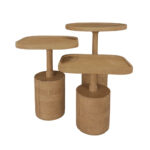 TETRIS COFFEE TABLE SET 3ΤΕΜ ΦΥΣΙΚΟ 45x45x60cm 04-1336 - Image 3