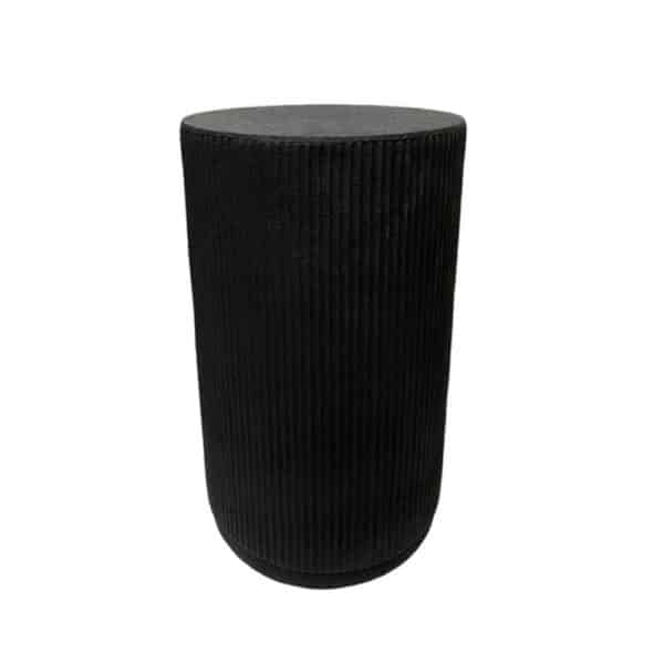 STYLOS SIDE TABLE ΜΑΥΡΟ 34x34x58cm 04-1339 - Image 2