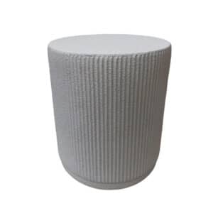 STYLOS SIDE TABLE ΛΕΥΚΟ 34x34x40cm 04-1340