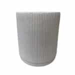 STYLOS SIDE TABLE ΛΕΥΚΟ 34x34x40cm 04-1340 - Image 2