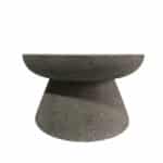 SANDHILL COFFEE TABLE STONE GREY 70x70x40cm 04-1349 - Image 2