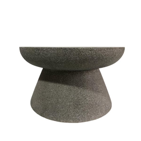 SANDHILL COFFEE TABLE STONE GREY 70x70x40cm 04-1349 - Image 2