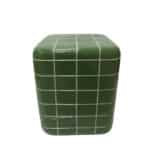 CUBIX SIDE TABLE ΠΡΑΣΙΝΟ 33.5x33.5x41cm 04-1355