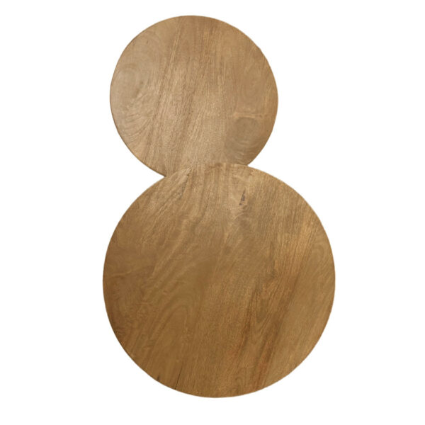 WABI SIDE TABLE SET 2ΤΕΜ ΦΥΣΙΚΟ 50x50x60cm 04-1360 - Image 2