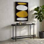 COLOMBO ΚΟΝΣΟΛΑ ΜΑΥΡΟ 130x36x82cm 05-0783 - Image 3