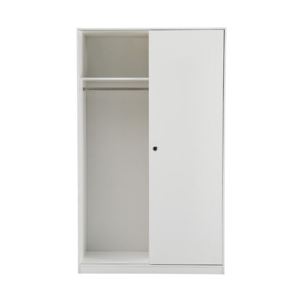 KEY ΝΤΟΥΛΑΠΑ 2ΠΟΡΤΕΣ ΛΕΥΚΟ 120x50x200cm 06-0122 - Image 5