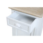 KIMOLOS ΚΟΜΟΔΙΝΟ 1ΠΟΡΤΑ 1ΣΥΡΤΑΡΙ ΛΕΥΚΟ ΦΥΣΙΚΟ 43x35x71 09-1549 - Image 9