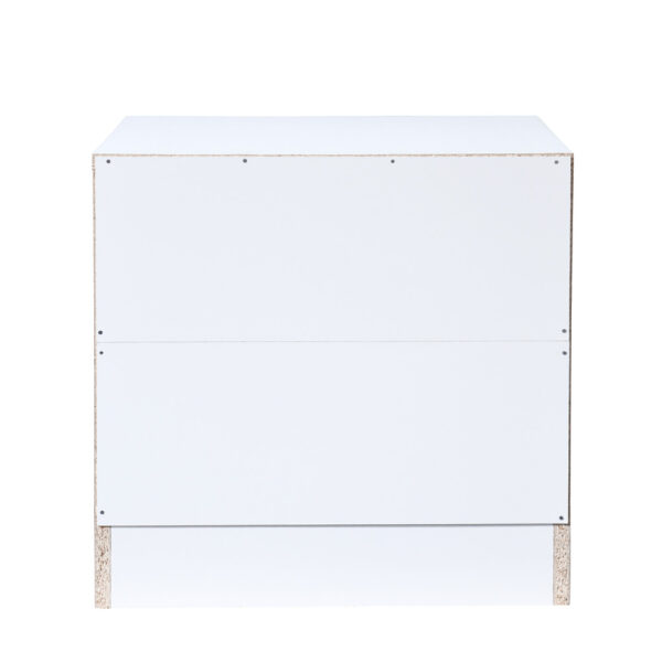 POLO ΚΟΜΟΔΙΝΟ 2ΣΥΡΤΑΡΙΑ ΛΕΥΚΟ 45x35.5x45cm 09-1791 - Image 4