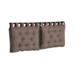 HANG ΜΑΞΙΛΑΡΙ ΚΕΦΑΛΑΡΙΟΥ SET 2ΤΕΜ ΓΚΡΙ ΚΑΦΕ 20-914 70x10x50 09-2111 - Image 11