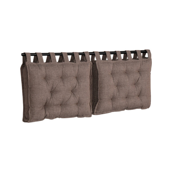 HANG ΜΑΞΙΛΑΡΙ ΚΕΦΑΛΑΡΙΟΥ SET 2ΤΕΜ ΓΚΡΙ ΚΑΦΕ 20-914 70x10x50 09-2111 - Image 11